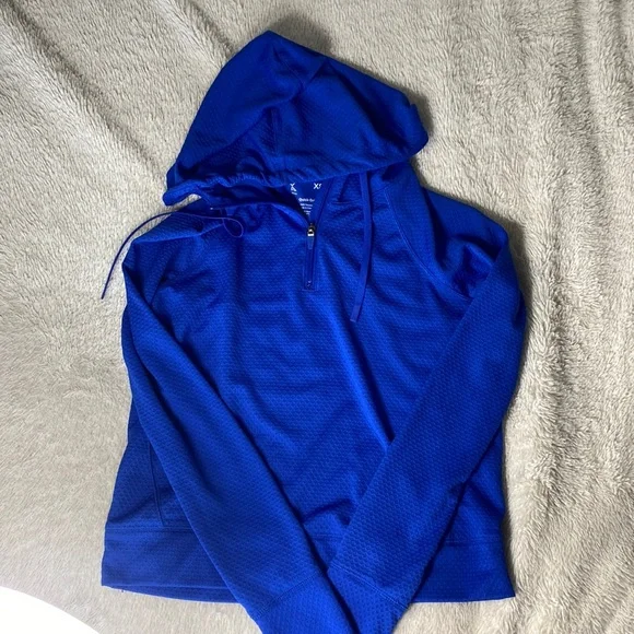 Xersion Cropped Quarter Zip Hood - Picture 1 of 3